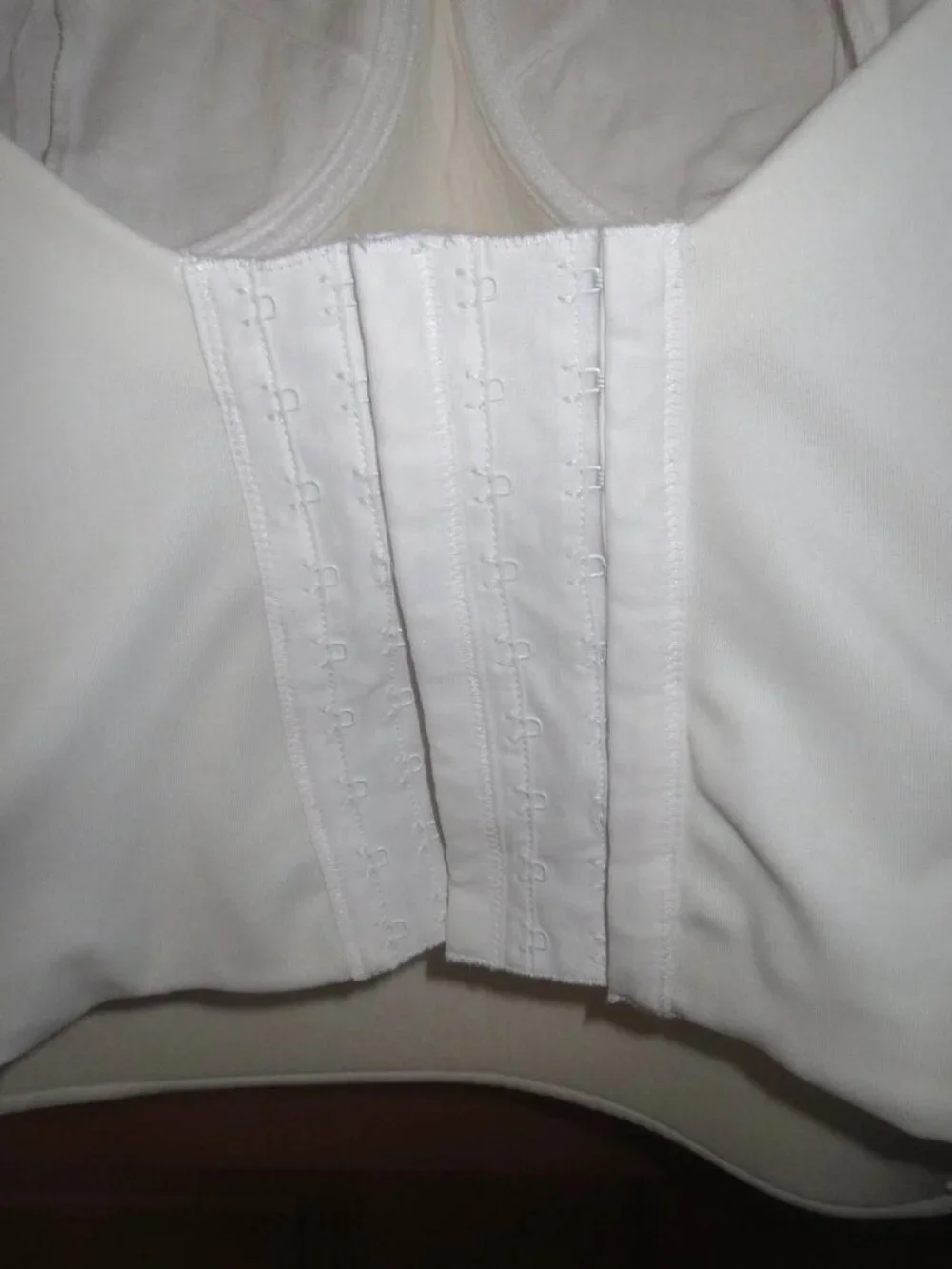 Bridal Bustier 38D Strapless With Garters, Includes NIP Straps White GUC - Picture 4 of 14